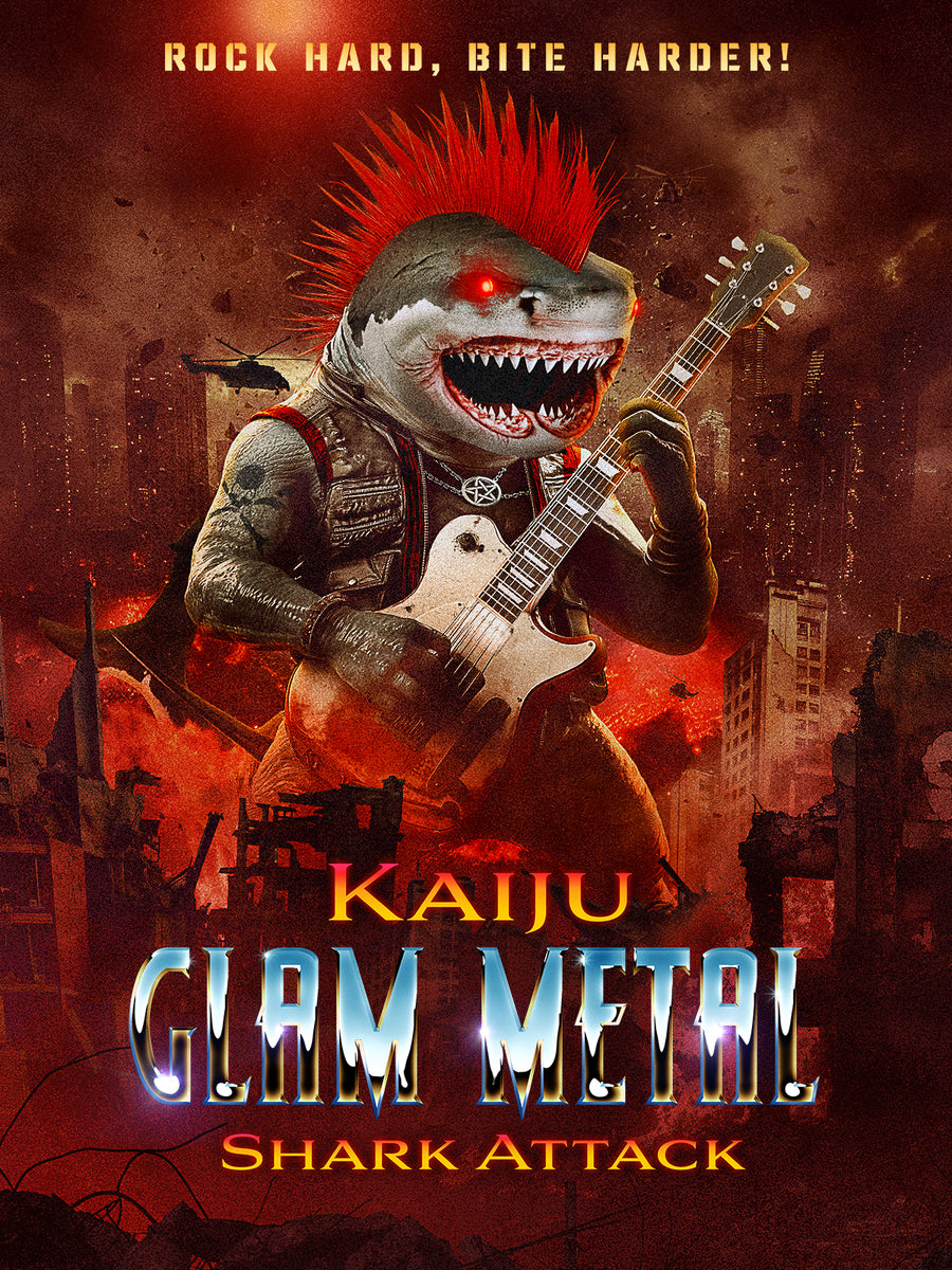 Kaiju Glam Metal Shark Attack DVD – SRS Cinema LLC
