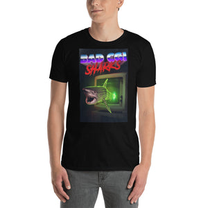 Bad CGI Sharks VHS T-Shirt Short-Sleeve Unisex T-Shirt