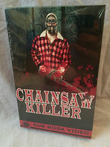 Chainsaw Killer True Big Box VHS