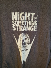 Used Night of Something Strange Large Gray T-Shirt V-Logo