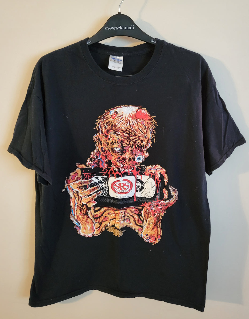 Used SRS VHS Black Large T-Shirt