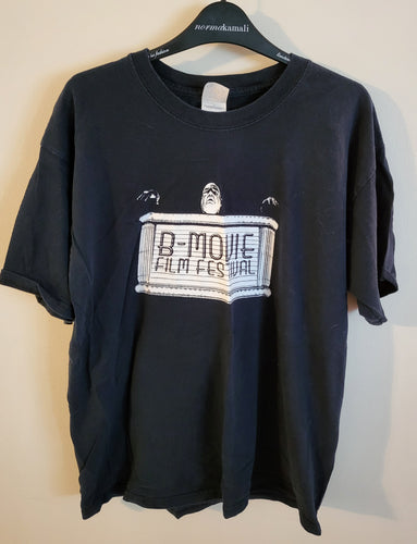 Used B-Movie Film Festival Tor Large Black T-Shirt