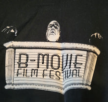 Used B-Movie Film Festival Tor Large Black T-Shirt
