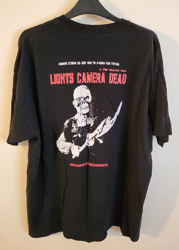 Lights Camera Dead  T-Shirt LIMITED/RARE Used