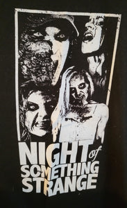 Used Night of Something Strange Zombie Montage Large Black T-Shirt