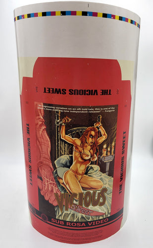 The Vicious Sweet VHS Box Test Print Sheet Uncut Big Box