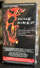 Savage Harvest VHS Eric Stanze Salt City Home Video