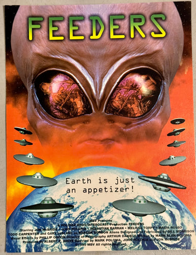 Feeders, The, Flyer, 8.5x11, RARE