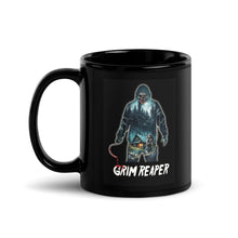 Grim Reaper Black Glossy Mug