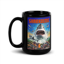 Sharkdemic Black Glossy Mug