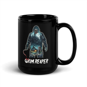 Grim Reaper Black Glossy Mug