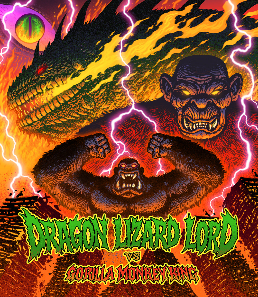 Dragon Lizard Lord vs Gorilla Monkey King Blu-ray – SRS Cinema LLC