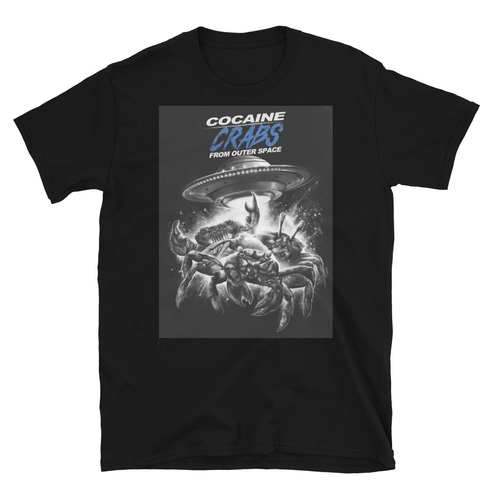 Cocaine Crabs from Outer Space Short-Sleeve Unisex T-Shirt