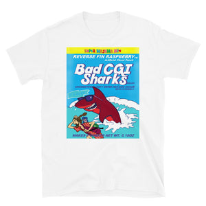 Reverse Fin Raspberry Bad CGI Sharks Short-Sleeve Unisex T-Shirt