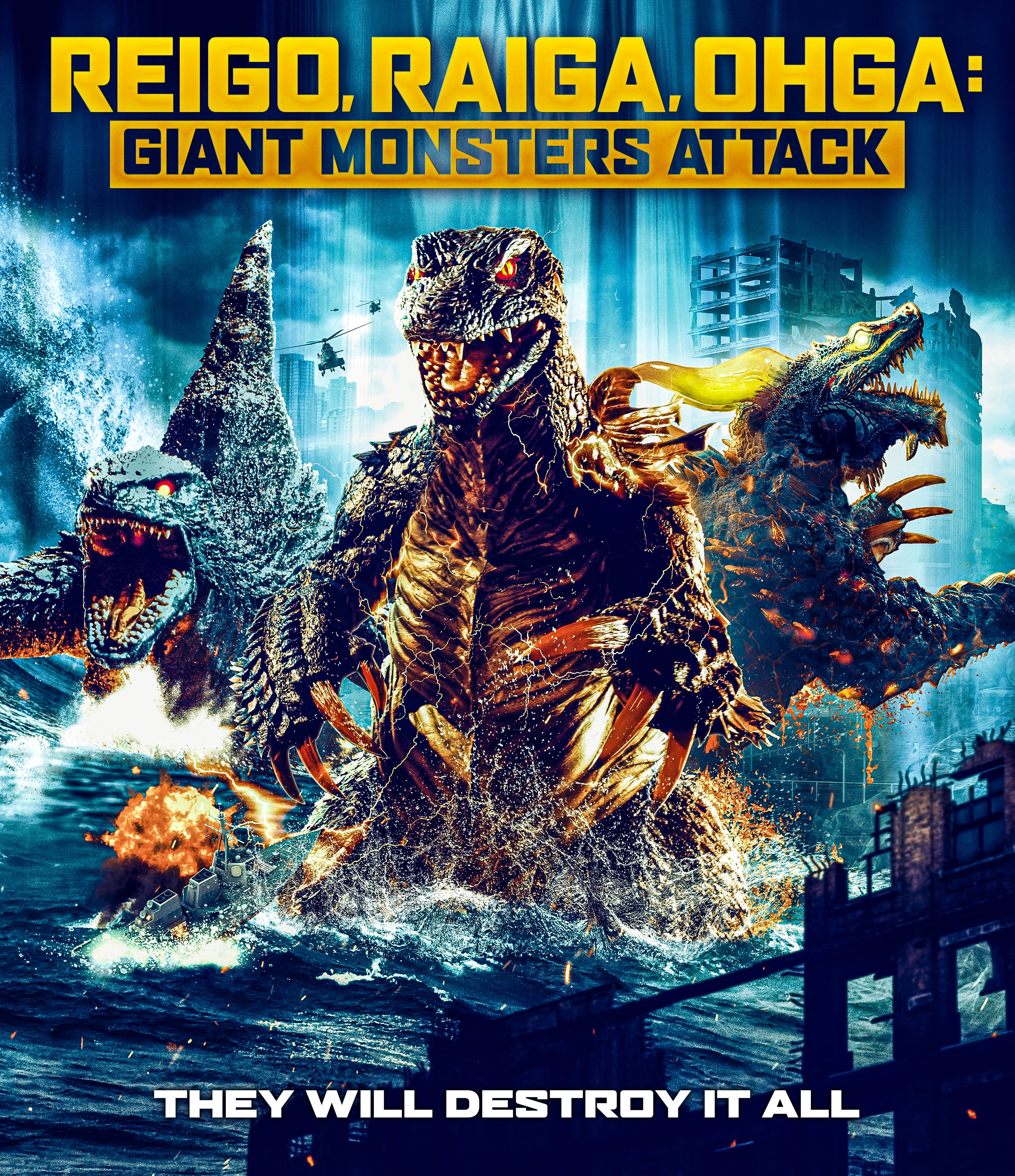Reigo, Raiga, Ohga: Giant Monsters Attack Blu-ray – SRS