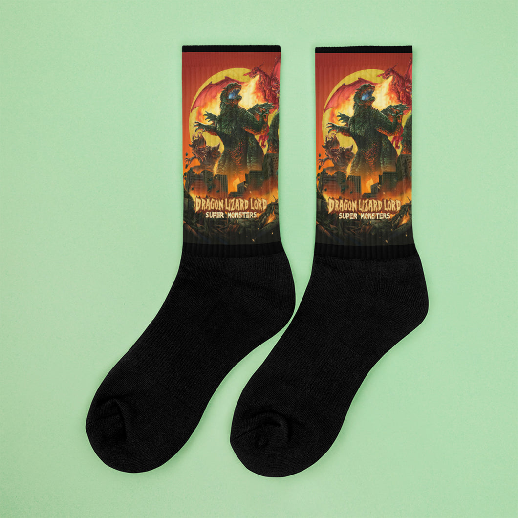 Dragon Lizard Lord Super Monsters Socks