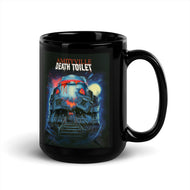 Amityville Death Toilet Black Glossy Mug