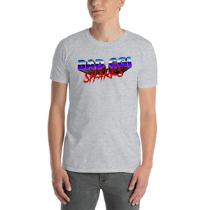 Bad CGI Sharks Logo Clean Short-Sleeve Unisex T-Shirt