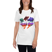 Bad CGI Sharks Stooges Japan Logo Short-Sleeve Unisex T-Shirt