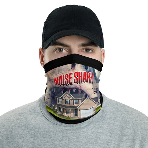 House Shark Wide Release Art Neck Gaiter