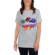 Bad CGI Sharks Stooges Japan Logo Short-Sleeve Unisex T-Shirt