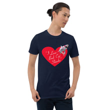 Bad CGI Sharks Shark Heart Lucy Short-Sleeve Unisex T-Shirt