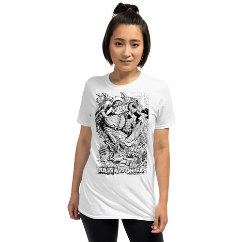 Raiga vs Ohga Black & White Short-Sleeve Unisex T-Shirt