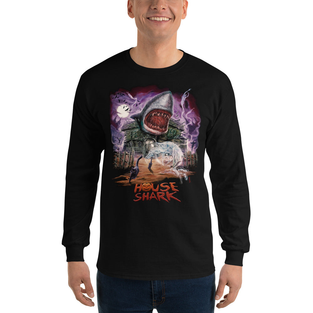 House Shark Halloween Long Sleeve T-Shirt