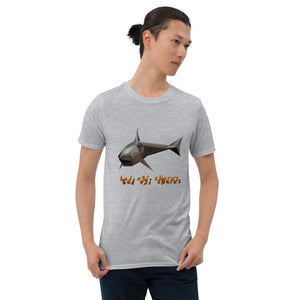 Bad CGI Sharks Digital Shark Short-Sleeve Unisex T-Shirt