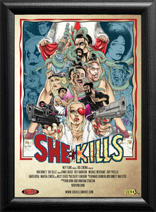 She Kills One Sheet Poster 27"x39" Tim Tyler Art, rolled