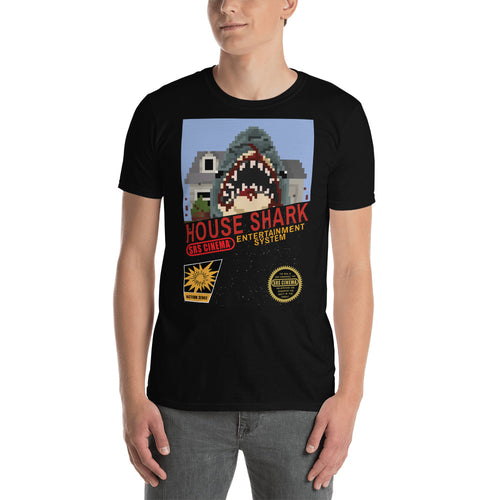 House Shark 8-Bit Short-Sleeve Unisex T-Shirt
