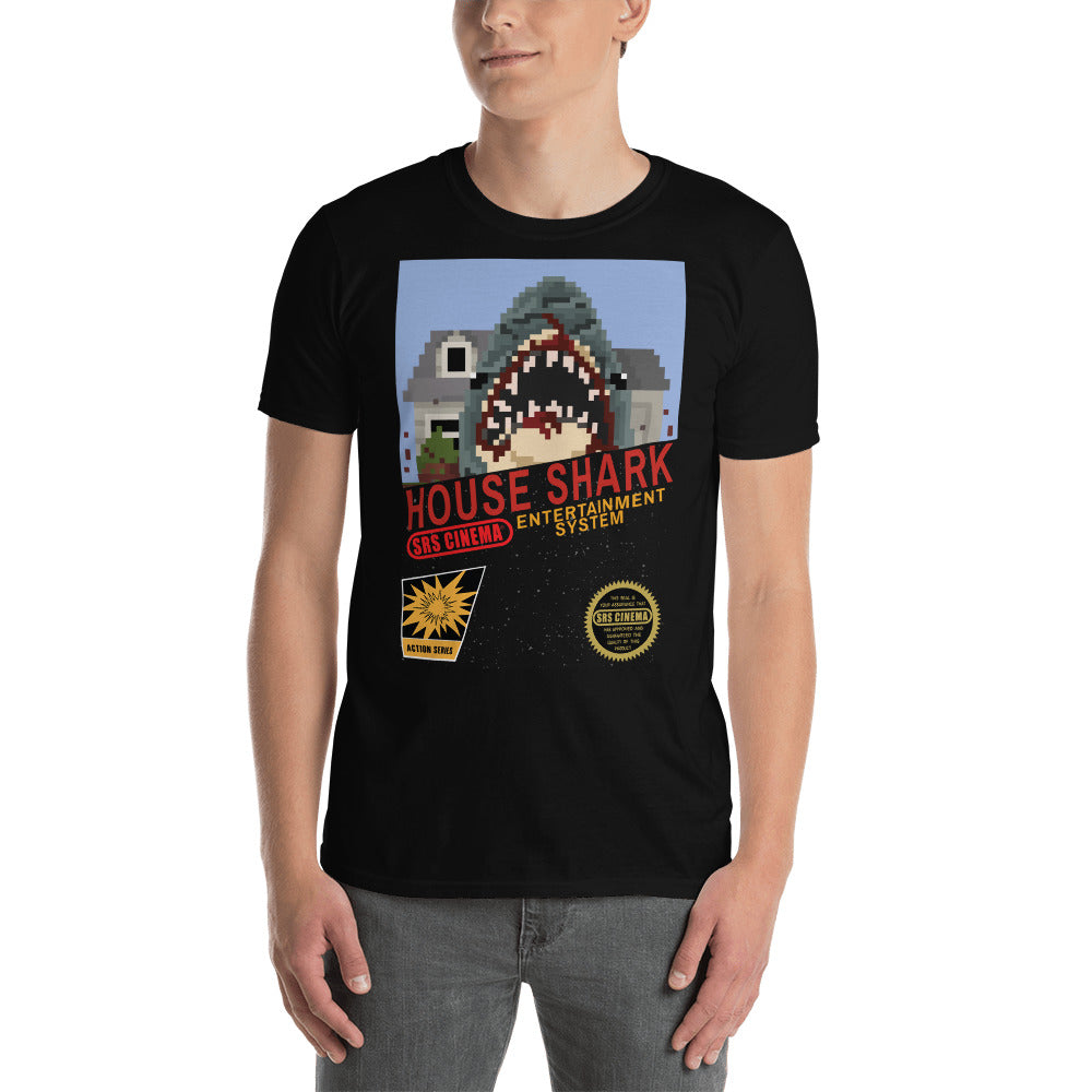 House Shark 8-Bit Short-Sleeve Unisex T-Shirt