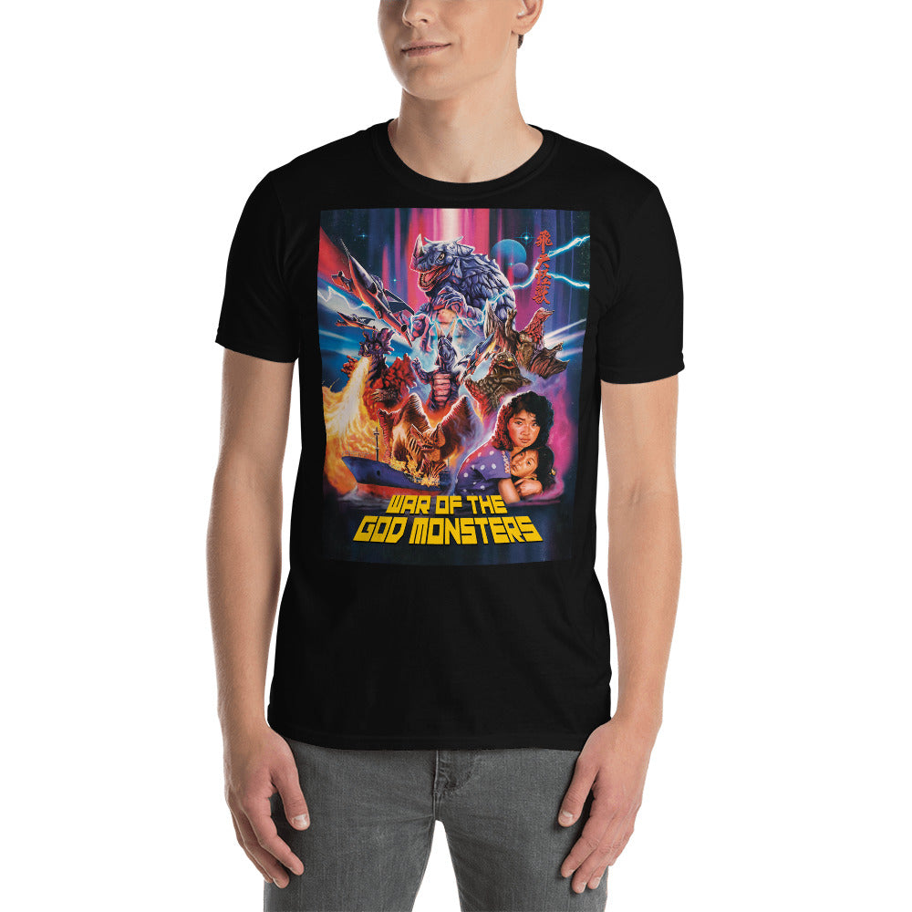 war of the god monsters War of the God Monsters Art 2 Short-Sleeve Unisex T-Shirt – SRS Cinema LLC