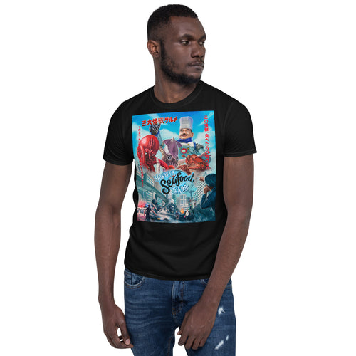 Monster Seafood Wars Motmas Art Short-Sleeve Unisex T-Shirt