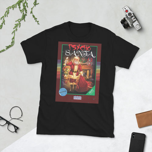 Psycho Santa 1 & 2 Retro DVD Short-Sleeve Unisex T-Shirt