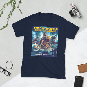 Reigo, Raiga, Ohga; Giant Monsters Attack Short-Sleeve Unisex T-Shirt