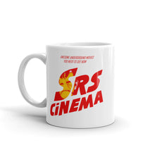 SRS Truth or Dare Logo White glossy mug
