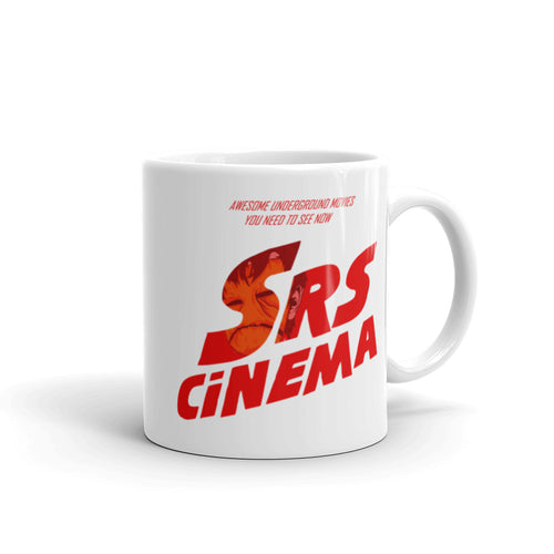 SRS Truth or Dare Logo White glossy mug