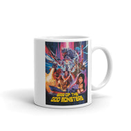 War of the God Monsters White glossy mug