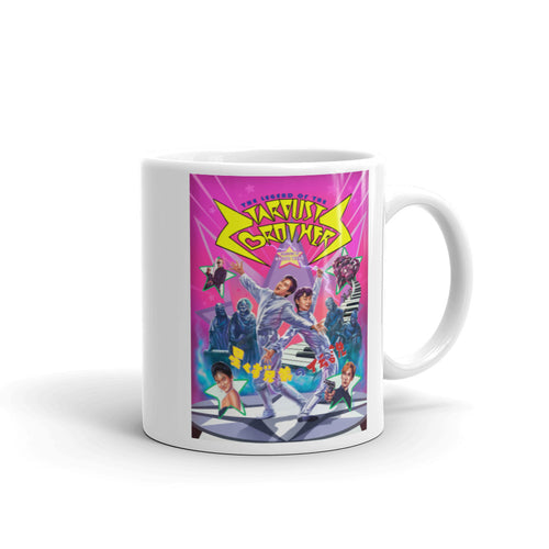 Legend of the Stardust Brothers, The White glossy mug